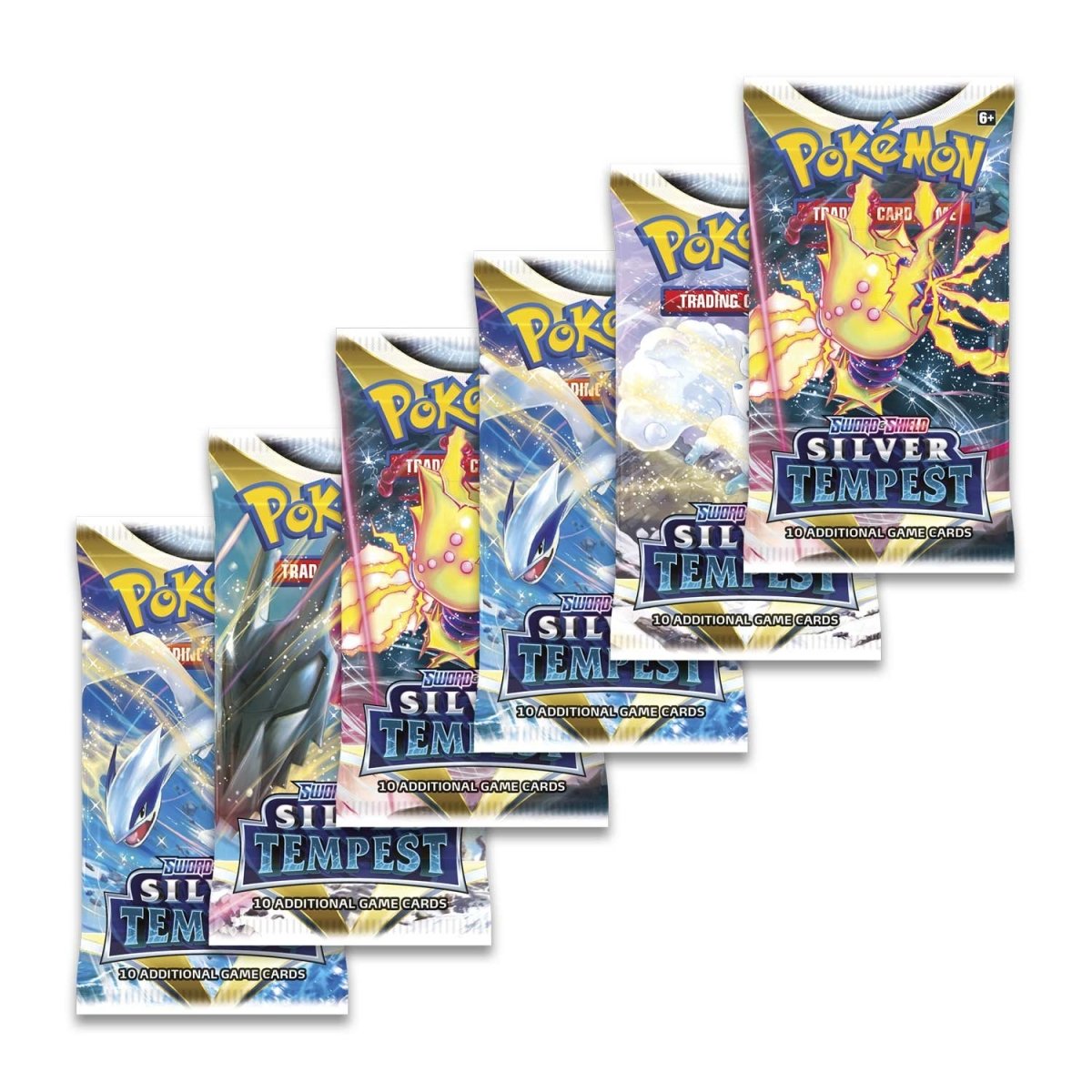 Pokémon TCG: Sword & Shield Silver Tempest Booster Bundle (6 Packs)
