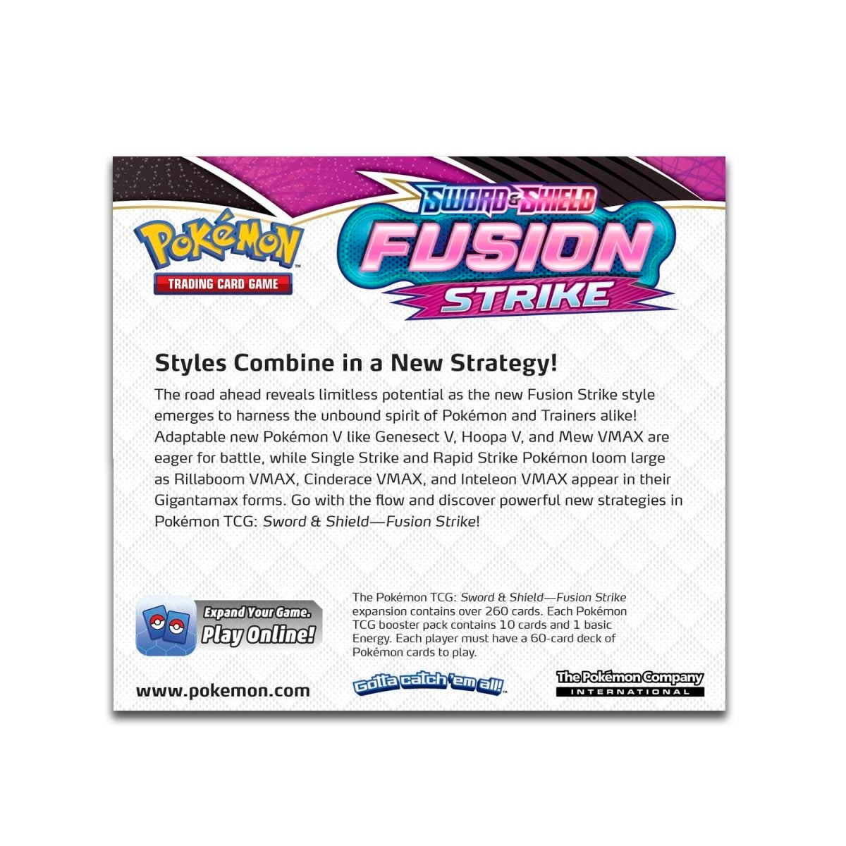 Pokémon TCG: Sword & Shield Fusion Strike Booster Display Box (36 Packs)