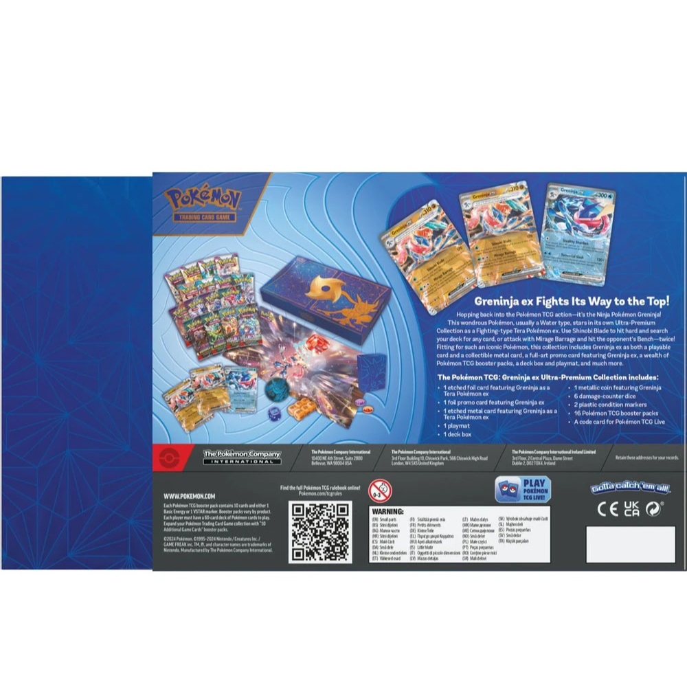 Pokémon TCG: Greninja ex Ultra-Premium Collection (UPC)
