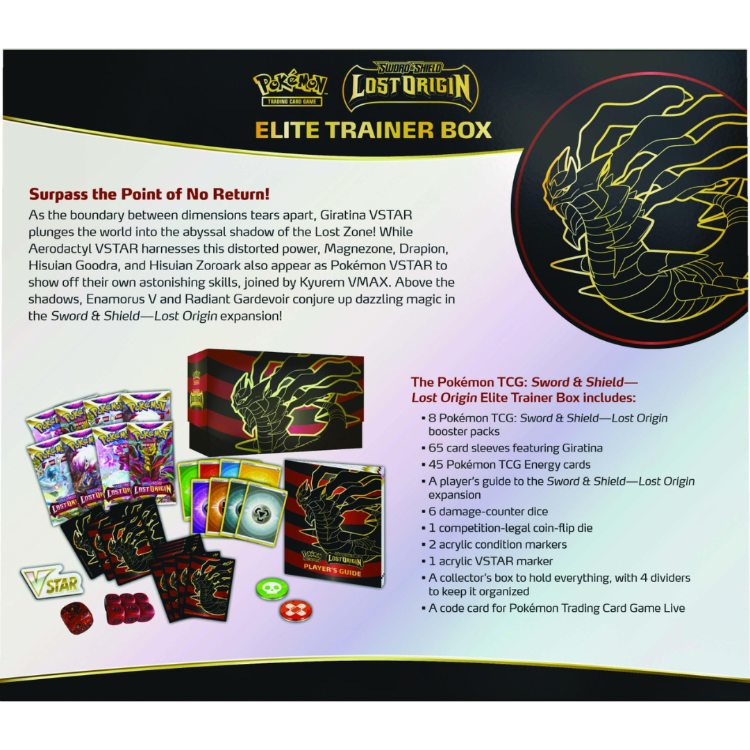 Pokémon TCG: Sword & Shield Lost Origin Elite Trainer Box ETB
