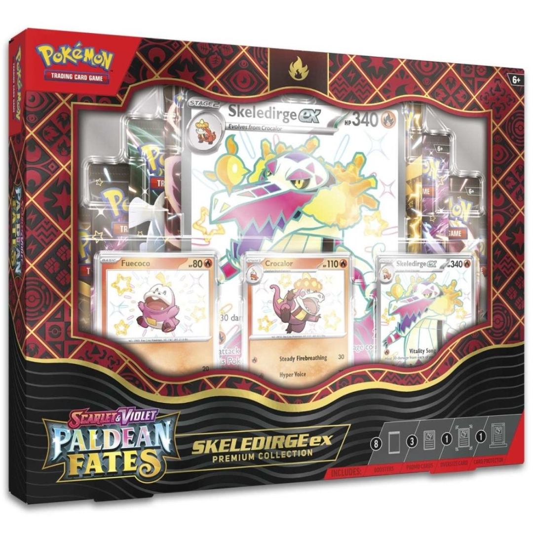 Pokémon TCG: Scarlet & Violet-Paldean Fates Skeledirge ex Premium Collection