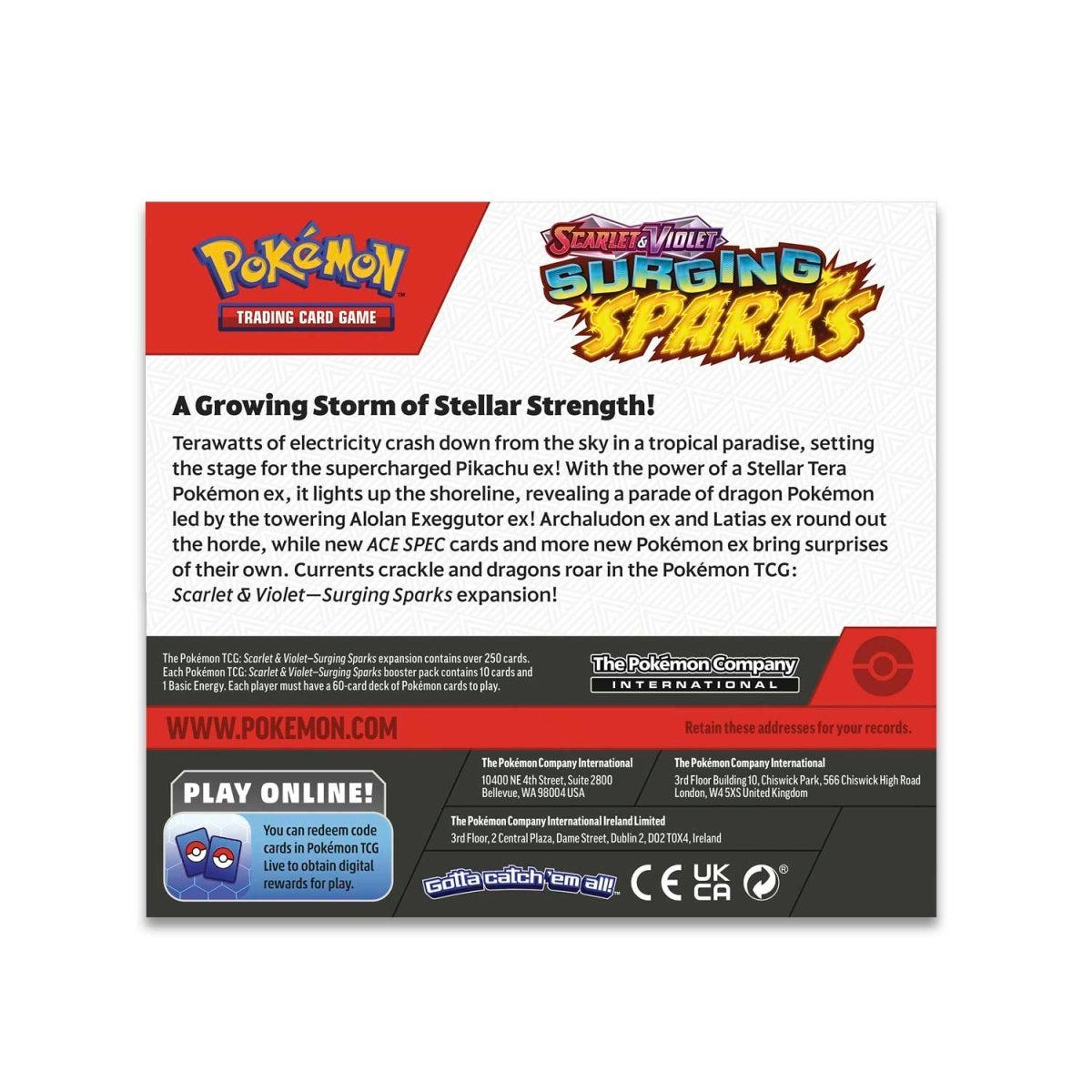 Pokémon TCG: Scarlet & Violet Surging Sparks Booster Display Box (36 Packs)