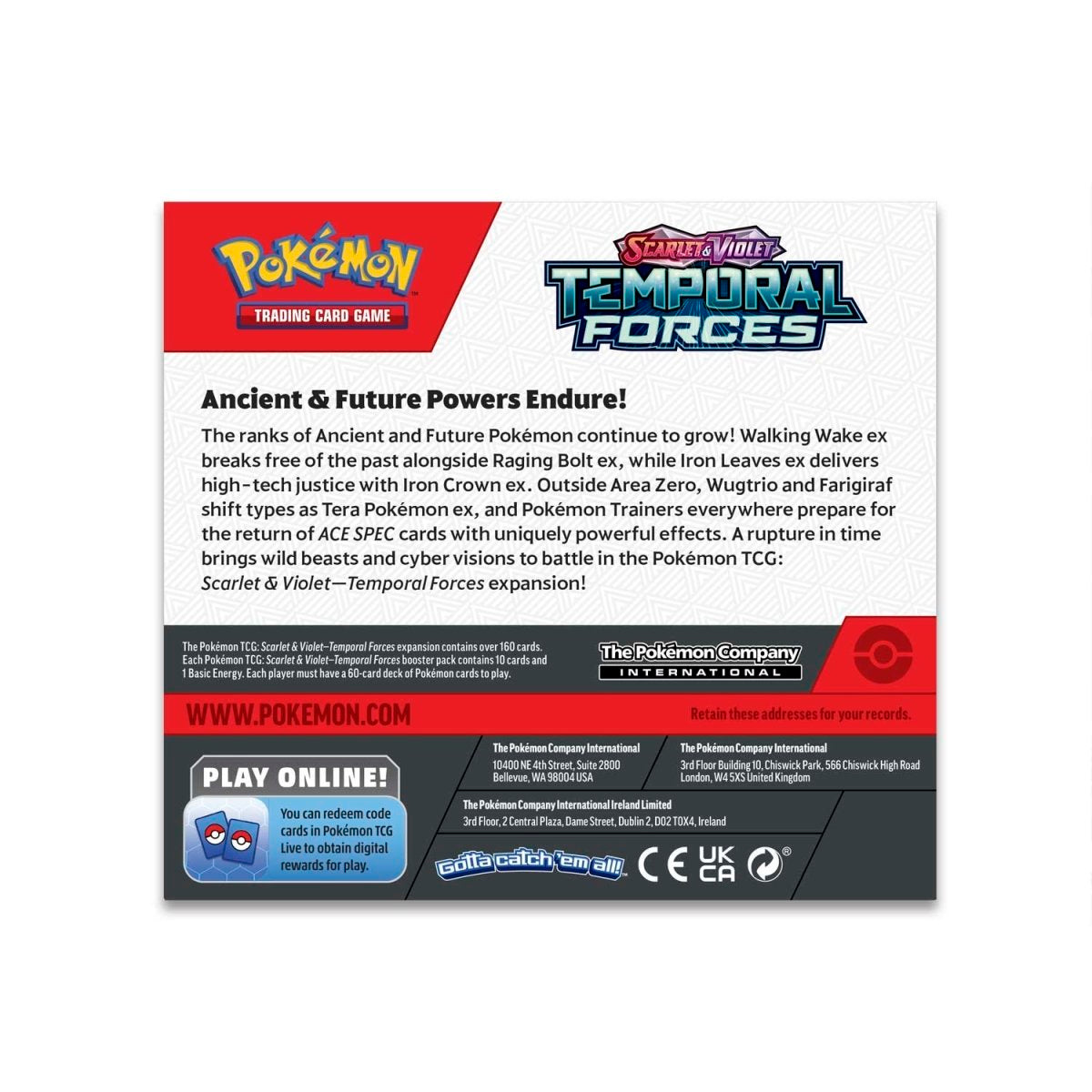 Pokémon TCG: Scarlet & Violet Temporal Forces Booster Display Box (36 Packs)